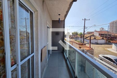 Varanda gourmet de casa de condomínio para alugar com 2 quartos, 70m² em Maracanã, Praia Grande