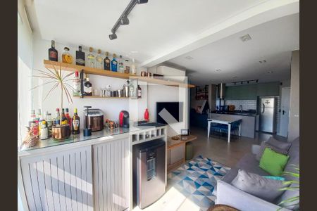 Sala de apartamento à venda com 1 quarto, 50m² em Vila Buarque, São Paulo