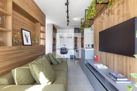 Sala de apartamento à venda com 1 quarto, 46m² em Vila Nova Conceição, São Paulo