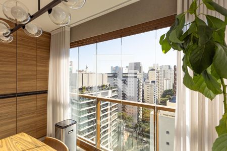 Sala de apartamento à venda com 1 quarto, 46m² em Vila Nova Conceição, São Paulo