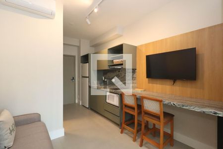 Sala/Cozinha de kitnet/studio à venda com 1 quarto, 30m² em Jardim Paulista, São Paulo