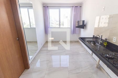 Sala/Cozinha de apartamento para alugar com 1 quarto, 24m² em Belenzinho, São Paulo