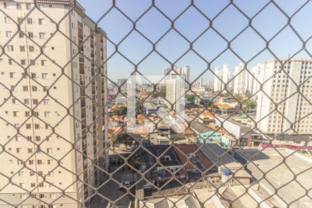 Sala/Cozinha - Vista de apartamento para alugar com 1 quarto, 24m² em Belenzinho, São Paulo