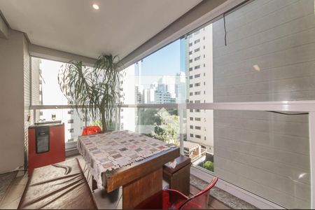Sala - Varanda de apartamento à venda com 3 quartos, 155m² em Campo Belo, São Paulo