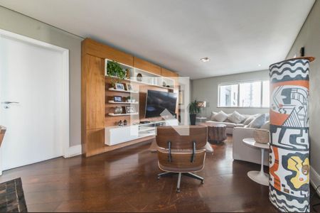 Sala de apartamento à venda com 3 quartos, 155m² em Campo Belo, São Paulo
