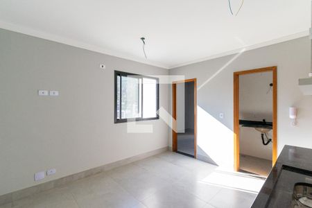 Sala/Cozinha de apartamento para alugar com 1 quarto, 28m² em Jardim Oriental, São Paulo