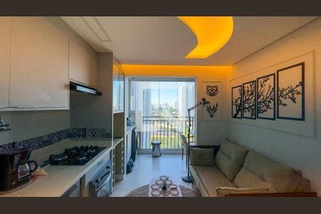 Sala,Cozinha e Área de Serviço de apartamento para alugar com 2 quartos, 40m² em Vila Cruzeiro, São Paulo