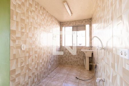 Cozinha e Área de Serviço de apartamento à venda com 2 quartos, 47m² em Ganchinho, Curitiba