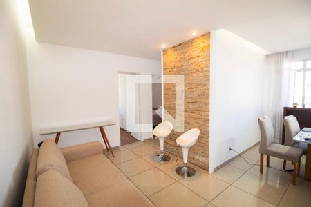 Sala  de apartamento à venda com 2 quartos, 55m² em Nova Suíça, Belo Horizonte