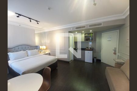Quarto/Sala de kitnet/studio à venda com 1 quarto, 32m² em Higienópolis, São Paulo