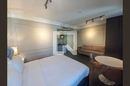 Quarto/Sala de kitnet/studio à venda com 1 quarto, 32m² em Higienópolis, São Paulo