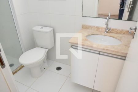 Banheiro da Suíte de apartamento para alugar com 2 quartos, 70m² em Jardim Lacerda, Jundiaí