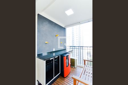 Varanda da Sala de apartamento para alugar com 1 quarto, 65m² em Vila Augusta, Guarulhos
