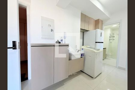 Sala/cozinha  de apartamento para alugar com 2 quartos, 59m² em Brooklin, São Paulo