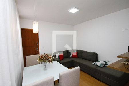 Sala de apartamento à venda com 2 quartos, 50m² em Madre Gertrudes, Belo Horizonte