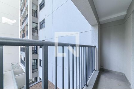 Varanda de kitnet/studio para alugar com 1 quarto, 24m² em Vila Cordeiro, São Paulo