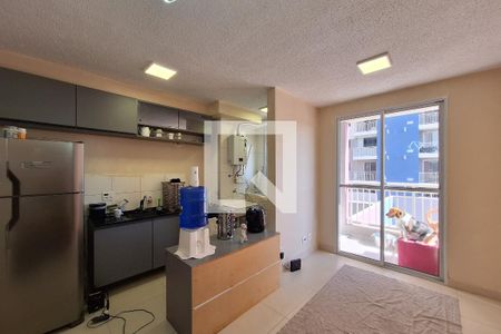 Sala  de apartamento para alugar com 2 quartos, 45m² em Jardim, Santo André