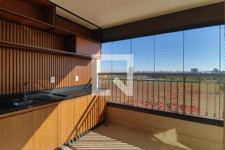 Varanda gourmet de apartamento para alugar com 3 quartos, 103m² em Jardim Sul, Uberlândia