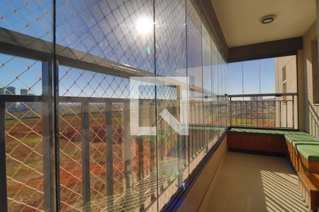 Varanda gourmet de apartamento para alugar com 3 quartos, 103m² em Jardim Sul, Uberlândia