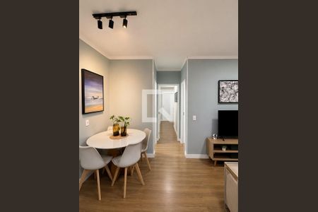 Sala de Jantar de apartamento à venda com 2 quartos, 56m² em Chacara Santa Antonieta (Nova Veneza), Sumaré