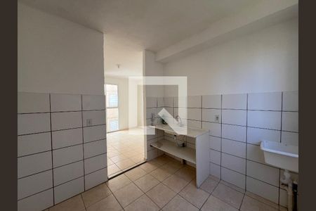 Cozinha de apartamento à venda com 2 quartos, 45m² em Nacional, Contagem