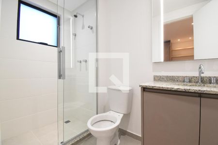 Banheiro da Suíte de apartamento à venda com 3 quartos, 71m² em Santo Inácio, Curitiba