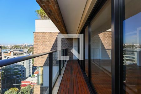 Varanda da Sala de apartamento à venda com 2 quartos, 222m² em Vila Progredior, São Paulo