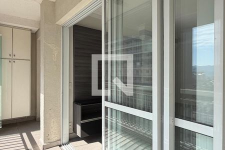 Varanda  de apartamento para alugar com 1 quarto, 50m² em Vila Matias, Santos