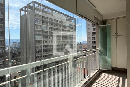 Varanda  de apartamento para alugar com 1 quarto, 50m² em Vila Matias, Santos