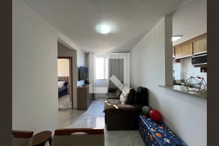 Sala de apartamento à venda com 2 quartos, 45m² em Cabral, Contagem
