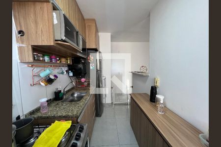 Cozinha de apartamento à venda com 2 quartos, 45m² em Cabral, Contagem