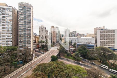 Vista da Sala/Quarto de apartamento para alugar com 1 quarto, 30m² em Centro Histórico, Porto Alegre