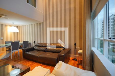 Sala de apartamento para alugar com 1 quarto, 83m² em Centro, Florianópolis