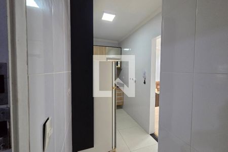 Cozinha de kitnet/studio para alugar com 1 quarto, 40m² em Nova Mirim, Praia Grande