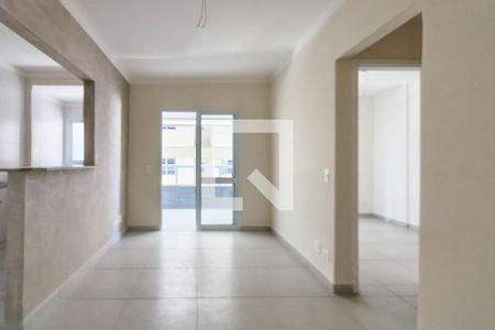 Sala de apartamento para alugar com 1 quarto, 48m² em Guilhermina, Praia Grande