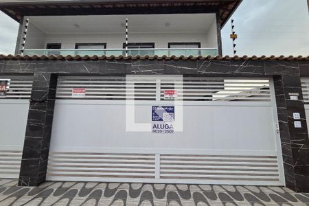 Fachada de casa de condomínio para alugar com 2 quartos, 56m² em Sítio do Campo, Praia Grande