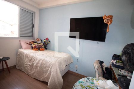 Quarto 01  de apartamento à venda com 3 quartos, 83m² em Jardim America, Belo Horizonte