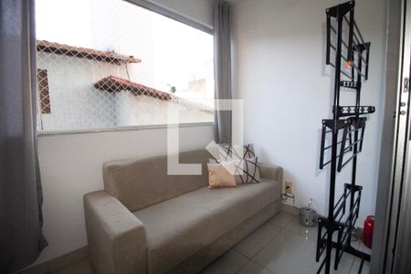 Varanda da Sala  de apartamento à venda com 3 quartos, 83m² em Jardim America, Belo Horizonte