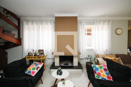 Sala de Lareira de casa de condomínio para alugar com 4 quartos, 380m² em Jardim Sao Paulo Ii, Cotia
