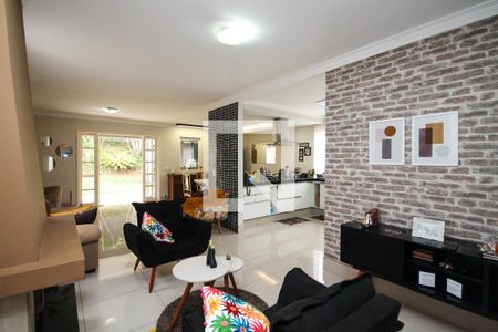 Sala de Lareira de casa de condomínio para alugar com 4 quartos, 380m² em Jardim Sao Paulo Ii, Cotia