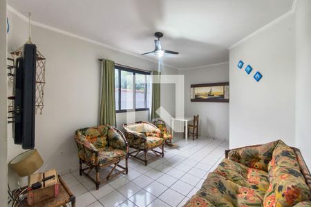 Sala de apartamento para alugar com 1 quarto, 70m² em Nova Mirim, Praia Grande