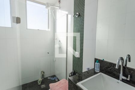 Banheiro da Suíte de apartamento à venda com 3 quartos, 85m² em Nova Floresta, Belo Horizonte