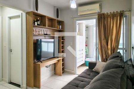 Sala de apartamento para alugar com 2 quartos, 75m² em Cidade Ocian, Praia Grande