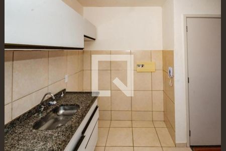 Cozinha de apartamento para alugar com 2 quartos, 52m² em Alphaville Vespasiano, Vespasiano