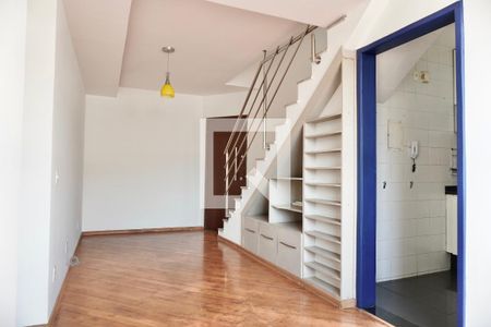 Sala de apartamento à venda com 3 quartos, 132m² em Coração Eucarístico, Belo Horizonte
