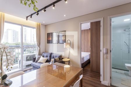 Sala de apartamento para alugar com 2 quartos, 37m² em Moema, São Paulo