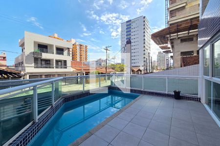 Área comum - Piscina de apartamento para alugar com 2 quartos, 64m² em Cidade Ocian, Praia Grande