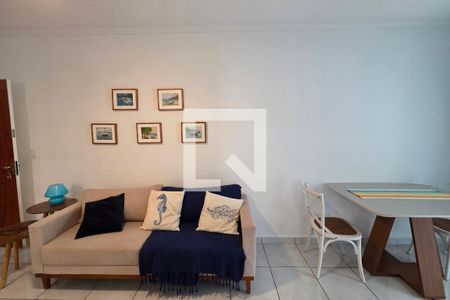 Sala de apartamento para alugar com 2 quartos, 64m² em Cidade Ocian, Praia Grande