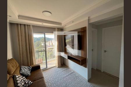 Sala de apartamento para alugar com 2 quartos, 50m² em Jardim Elizabete, Embu das Artes