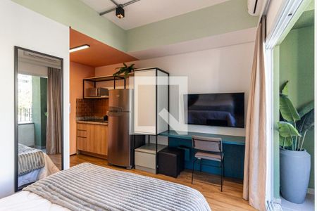 Studio de kitnet/studio para alugar com 1 quarto, 25m² em Campos Elíseos, São Paulo